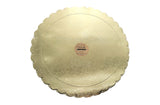 Delish Treats Cake Board Round Scalloped 12 inch (Pack of 5pcs)