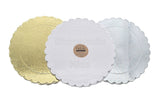 Delish Treats Cake Board Round Scalloped 8 inch (Pack of 5pcs)