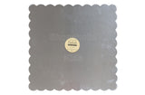 Delish Treats Cake Board Square Scalloped 12 inch (Pack of 5pcs)