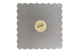 Delish Treats Cake Board Square Scalloped 8 inch (Pack of 5pcs)