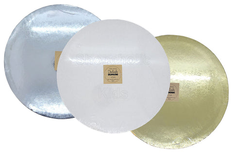 Delish Treats Cake Drum Round 12 inch (Honeycomb Paper) - Pack of 5pcs