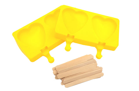 Delish Treats Cakesicle Molds - Hearts (Pack of 2)