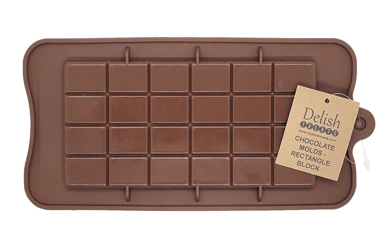 Delish Treats Chocolate Molds - Rectangle Block