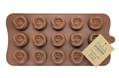 Delish Treats Chocolate Molds - Roses