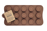 Delish Treats Chocolate Molds - Round Flat Top