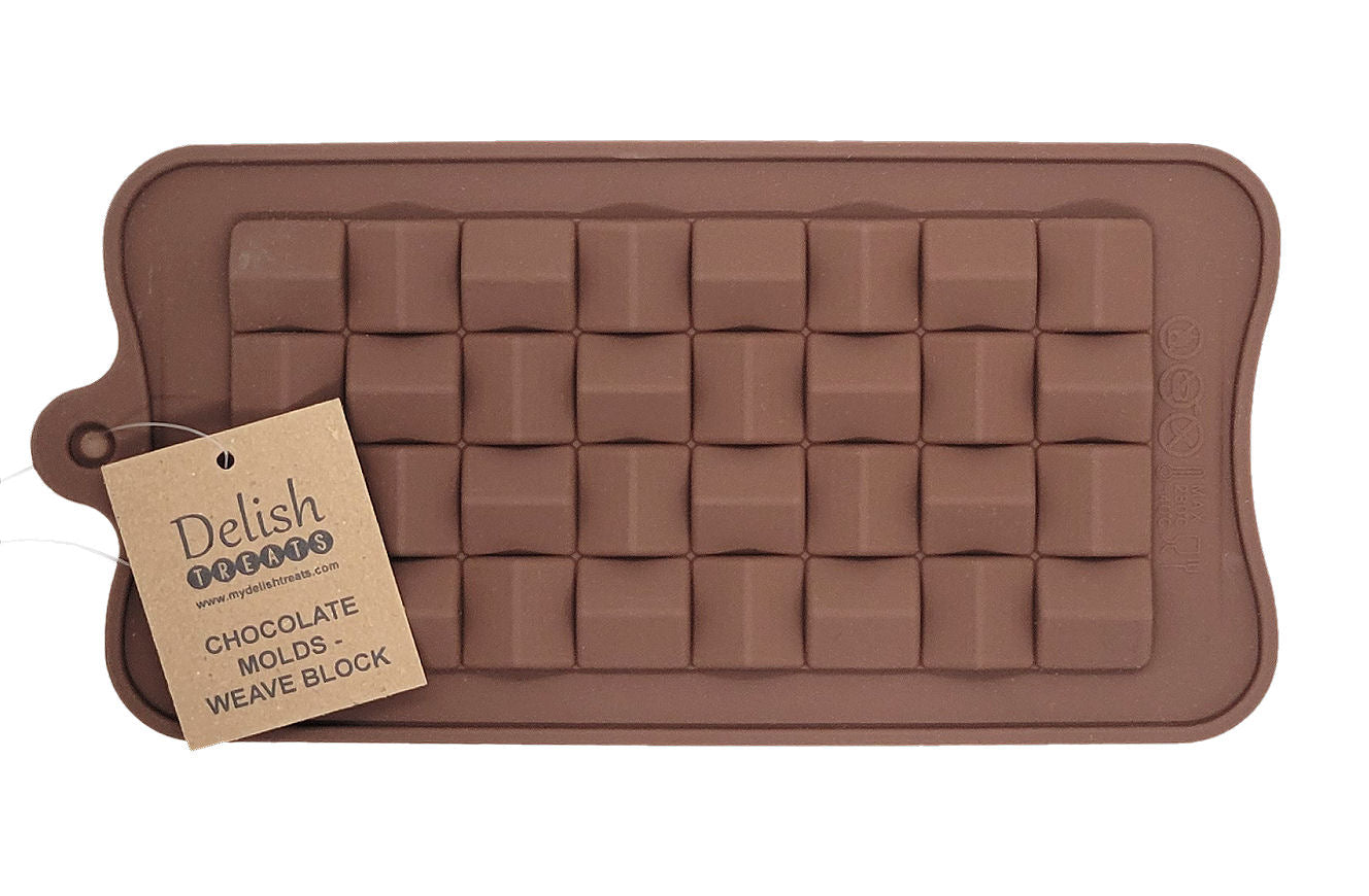 Delish Treats Chocolate Molds - Weave Block