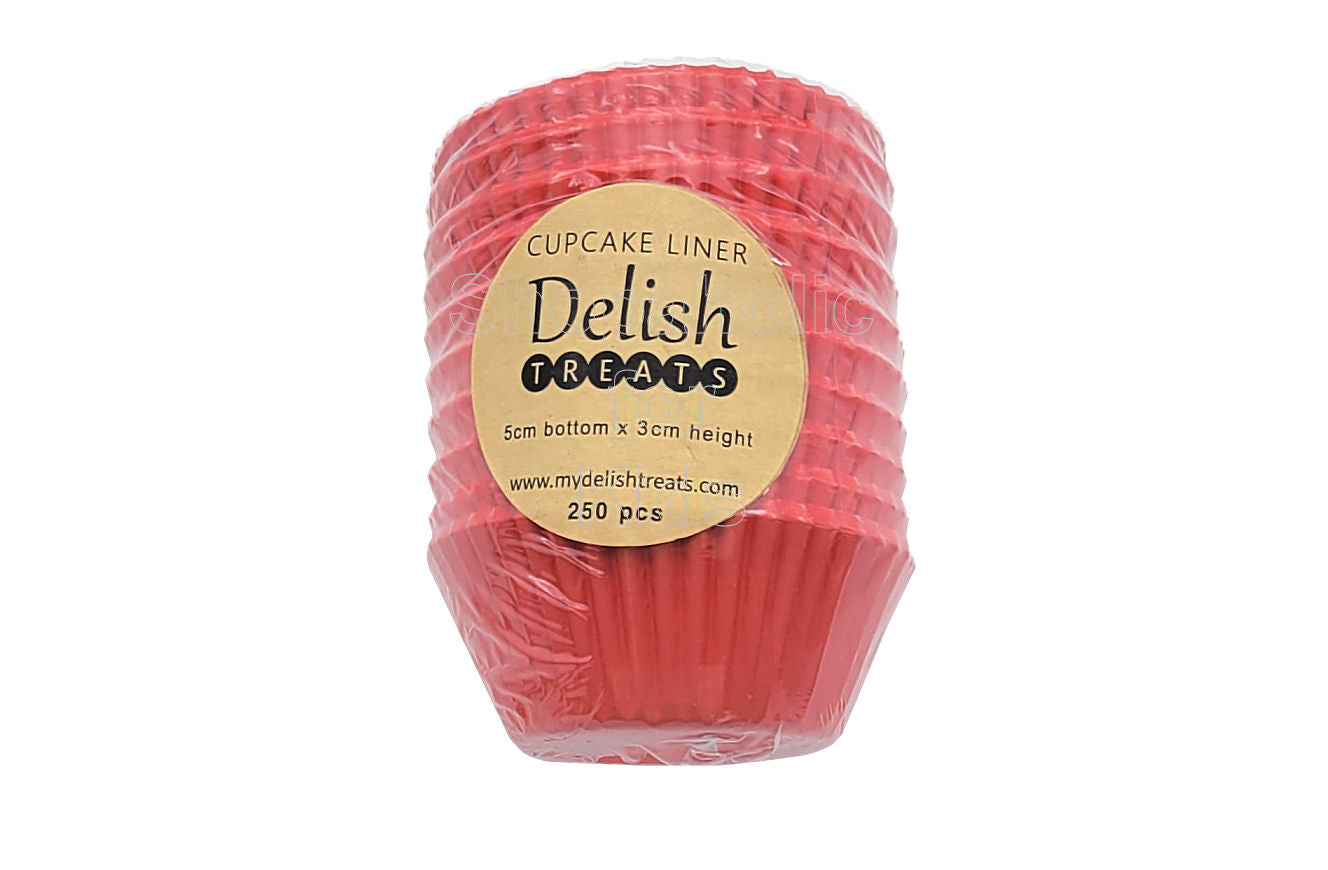 Delish Treats Cupcake Liners 3oz (5cm x 3cm) Pack of 250pcs