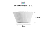 Delish Treats Cupcake Liners 3/4oz (3cm x 2.25cm) - Pack of 250pcs