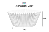 Delish Treats Foil Cupcake Liners 3oz (5cm x 3cm) - Pack of 250pcs