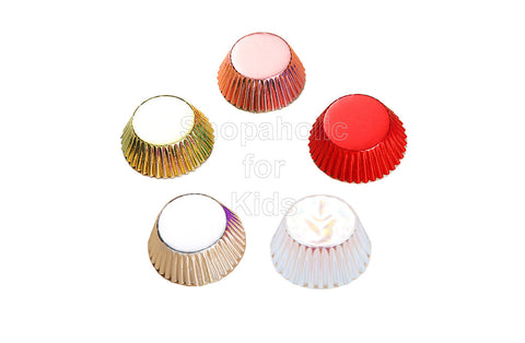 Delish Treats Foil Cupcake Liners 2oz (4cm x 2.5cm) - Pack of 250pcs