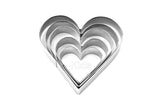 Delish Treats Stainless Steel Cookie Cutters Set (Pack of 5pcs)