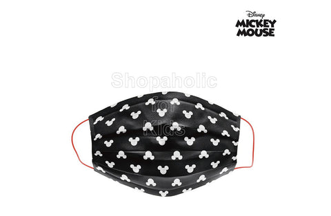 Disney Disposable 3ply Face Mask for Kids, Box of 30pcs - Mickey Black