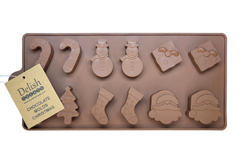Delish Treats Chocolate Molds - Christmas