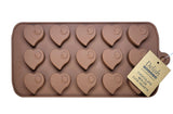 Delish Treats Chocolate Molds - Cute Hearts (Swirl)