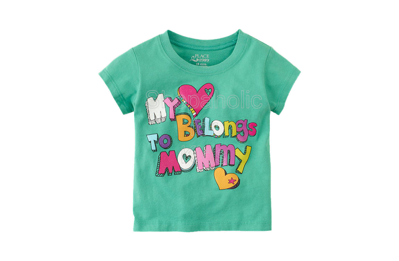 Children's Place My Heart Belongs to Mommy - Shopaholic for Kids