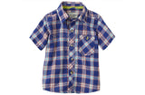 Children's Place  Plaid Shirt - Naval Blue - Shopaholic for Kids