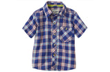 Children's Place  Plaid Shirt - Naval Blue - Shopaholic for Kids