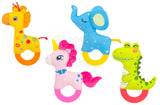 Lille Plush Rattle and Teether for Baby