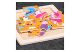 Wooden 3D Puzzles with Border for Kids - Assorted Designs