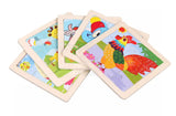 Wooden 3D Puzzles with Border for Kids - Assorted Designs