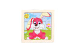 Wooden 3D Puzzles with Border for Kids - Assorted Designs