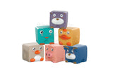 Silicone 3D Building Blocks - Animals (Set of 6pcs)