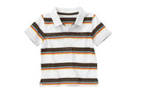 Crazy8 Stripe Polo Shirt Brown Stripe - Shopaholic for Kids