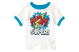 Children's Place Super Mom Graphic Tee - White - Shopaholic for Kids