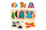 Wooden 3D Puzzles for Kids - Assorted Designs